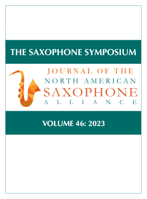 Saxophone Symposium Volume 46
