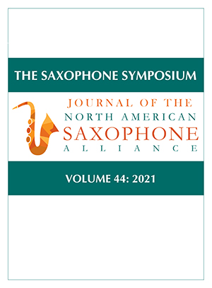 Saxophone Symposium Volume 44