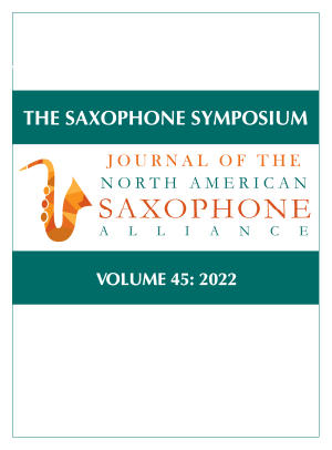 Saxophone Symposium Volume 45